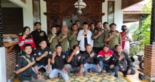 Dirumah Kemuning, Ormas Brigez Indonesia DPW Kab Tasik Deklarasi Dukungan Untuk Pasangan WANI No Urut 4