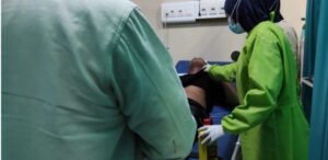 Dokumentasi : Korban Penganiayaan dan Pengeroyokan, Saat Di Rawat di Salah Satu Rumah Sakit Di Kota Tasikmalaya November 2021 Lalu