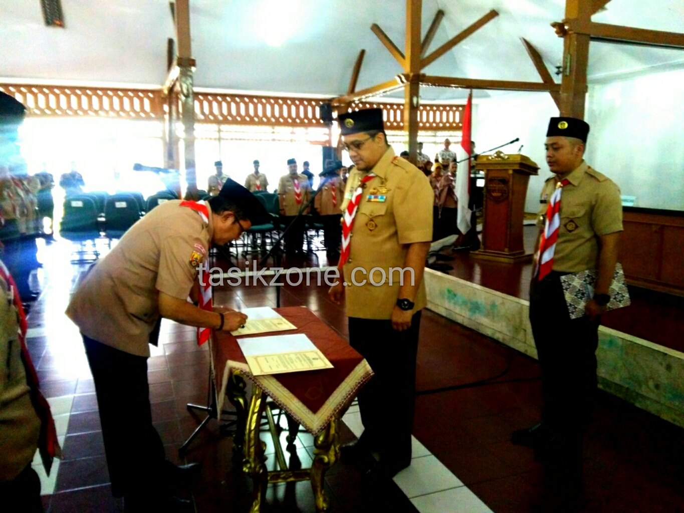 Kwartir Daerah Jabar Melantik Wakil Bupati Tasik Sebagai Unsur Mabicab