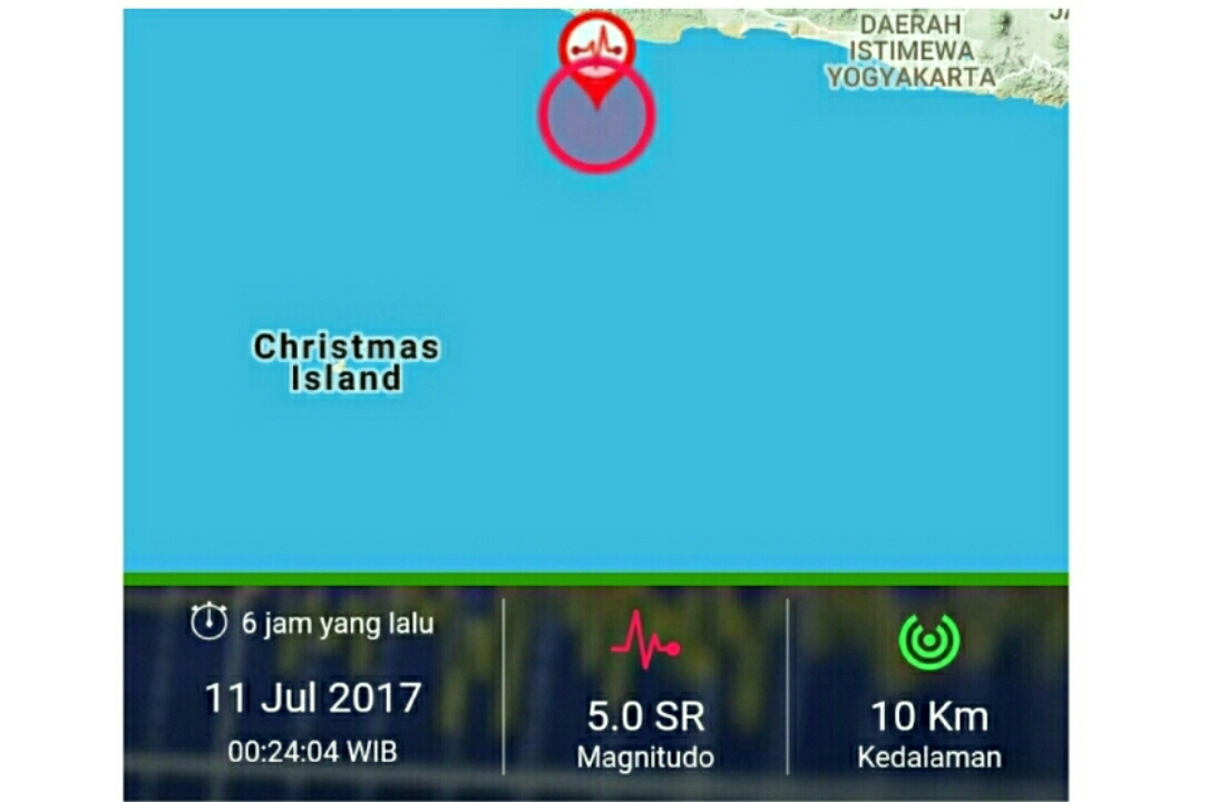 Gempa Tasikmalaya 5 SR, Getarannya Sampai Cilacap