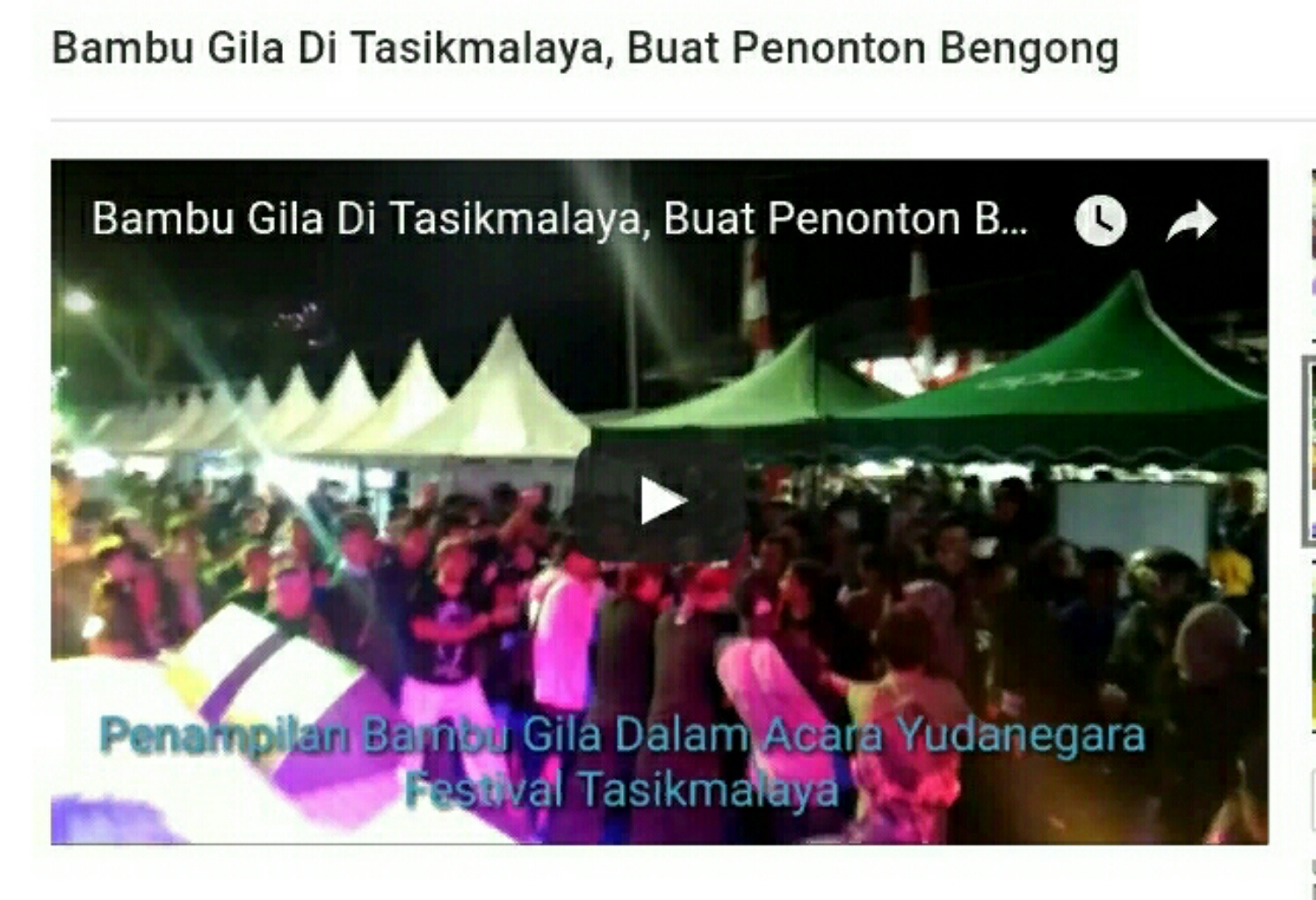 Video Bambu Gila Tasikmalaya