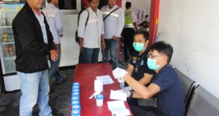 Karyawan PT Pertamina Ditest Urine BNN Kota Tasik