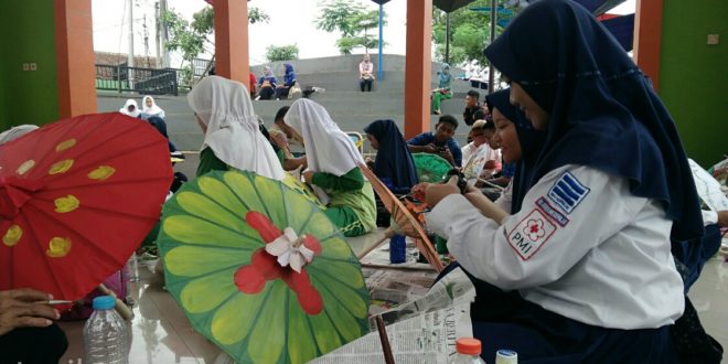 Rangkaian Tasik Oktober Festival, Perlombaan Lukis Payung Geulis Diikuti Ratusan Siswa