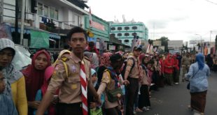 Ratusan Pramuka Tasik, Ikut Amankan Karnaval Budaya