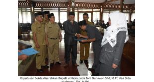 Bupati Kukuhkan Kepsek SMP Se-Kabupaten Tasik