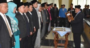 Bupati Tasik Hadiri Pelantikan Anggota PPK Se-Kabupaten Tasikmalaya