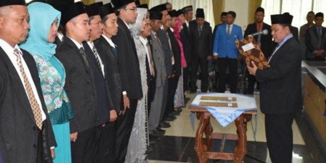 Bupati Tasik Hadiri Pelantikan Anggota PPK Se-Kabupaten Tasikmalaya