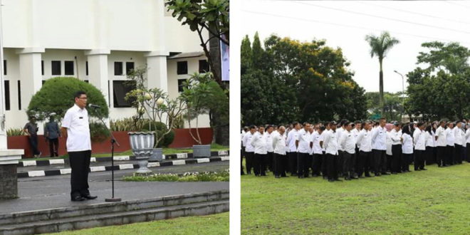 Dihari Pertama Apel Pagi,Yusuf Minta Maaf Kepada ASN