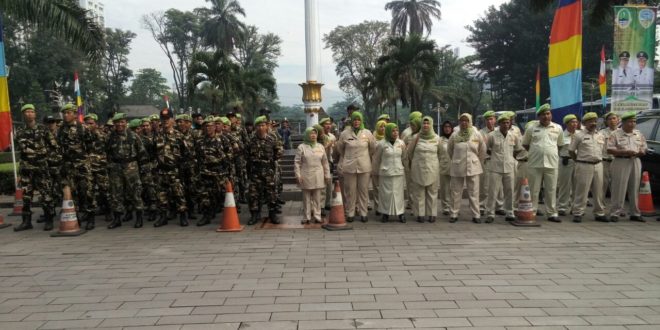 Sambut Pemimpin Baru Kota Tasik, PPM Berkumpul Di Halaman Gedung sate