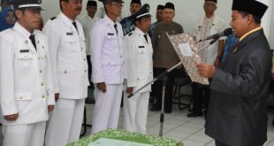 Usai Melantik Kepala Desa, Ini Pesan Bupati Tasik