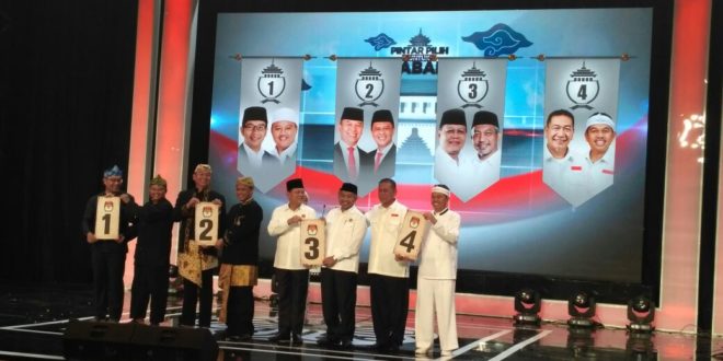 Inilah No Urut Pasangan Calon Pilgub Jabar 2018