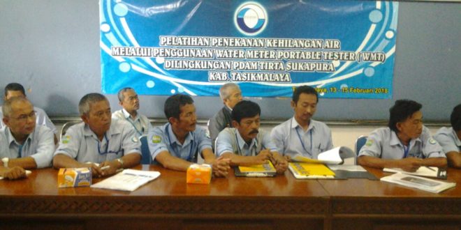 PDAM Tirta Sukapura Adakan Pelatihan Penekanan Kehilangan Air