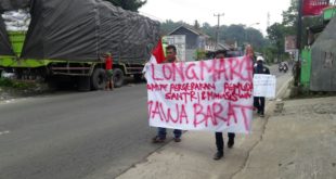 Para Aktivis Lakukan Longmarch Ke Bandung, Bawa 3 Amanah Sukapura Untuk Jabar