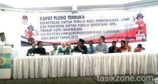 DPS Kota Tasik Untuk Pilgub Jabar 2018 Sebanyak 474.071 Pemilih