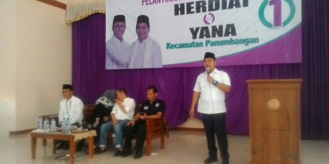 Relawan Panumbangan Siapkan Strategi Untuk Raih Ribuan Suara Untuk Herdiat-Yana