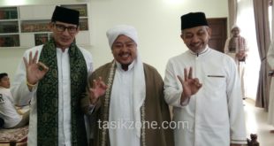 Sandiaga Uno Dampingi Cawagub Ahmad Syaikhu Kunjungi Ponpes Al-Idrisiyyah