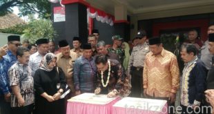 Wabup Tasik Himbau Para Kades Contoh Pembangunan di Desa Banyurasa