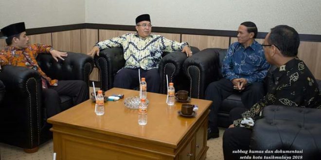 Walikota Tasik Sambut Kedatangan Kejari Kota Tasik Yang Baru