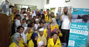 Hima Geo Unsil Gelar Geografi Mengabdi Bersama Anak Yatim Piatu Yayasan Wadhi Barkah