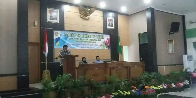 Sekda Kab Tasik Hadiri Pelepasan Ristek dan Praktek STIA