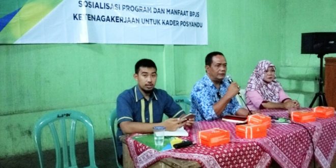 Usai RT Dan RW, H Agus Dorong Kader Posyandu Indihiang Daftar BPJS Ketenagakerjaan