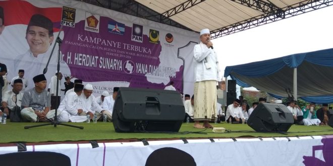 Ini Pesan KH Masum Imam Besar FPI Jabar, Untuk Kemenangan Herdiat-Yana