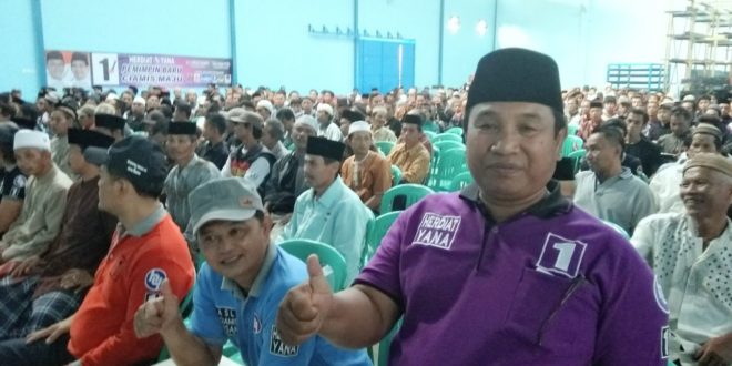 Ratusan Relawan Rajadesa Targetkan 70 persen Suara Untuk Herdiat-Yana