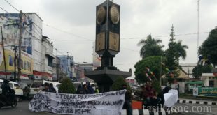 Pemindahan Tugu Adipura Diprotes, Aliansi Brigade Cinta Tasik Gelar Aksi