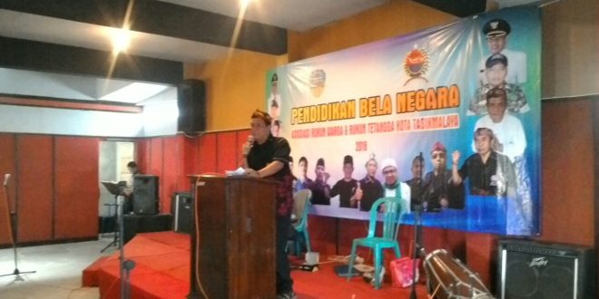 RT Dan RW Di Tasik Ikuti Pendidikan Bela Negara