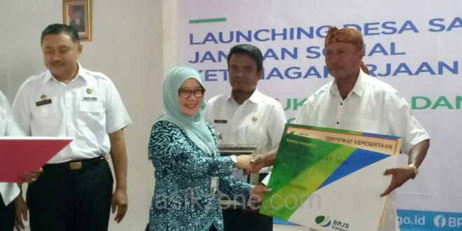 Launching Desa Sadar Jaminan Sosial Ketenagkerjaan Sebagai Inovasi BPJS Ketenagakerjaan Rekrut Peserta