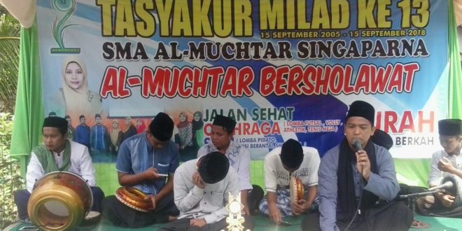 Milad SMA Al-Muchtar Selenggarakan Berbagai Kegiatan