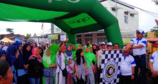 Jadi Pamungkas Perayaan Hari Jadi Kota Tasik, Ribuan Peserta Tumpah Di Gerak Jalan Kecamatan Cihideung
