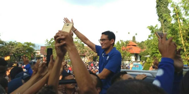 Sandi Uno Tidak Akan Jumawa, Tetap Bekerja Keras Sapa Masyarakat Indonesia