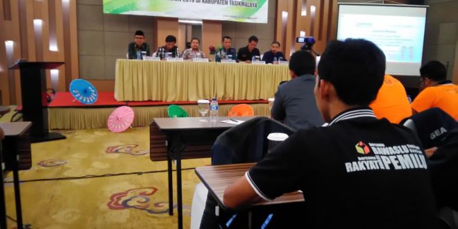 Bawaslu Kabupaten Tasik Gelar Rakernis Penanganan Pelanggaran Administrasi