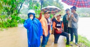 Bupati Tasik Kunjungi Lokasi Banjir Cipatujah