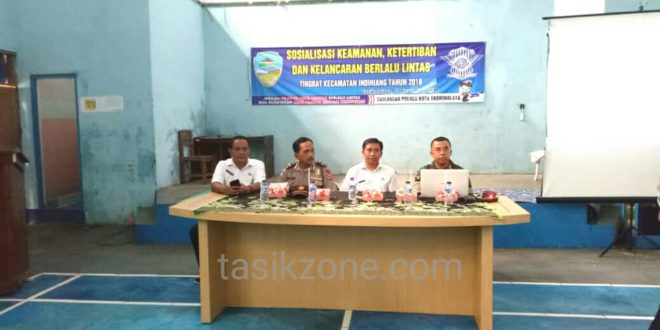 Di Indihiang, Unsur Pemuda Dilibatkan Dalam Sosialisasi Ketertiban Berlalu Lintas