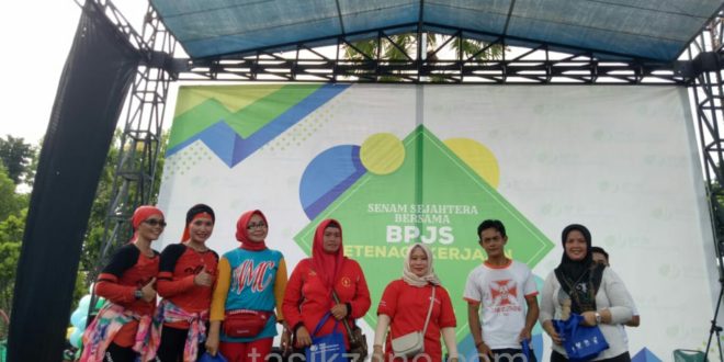 Senam Sejahtera Bersama BPJS Ketenagakerjaan, Tingkatkan Brand Awareness