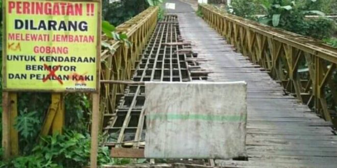 Jembatan Gobang Akan Diperbaiki Tahun 2019