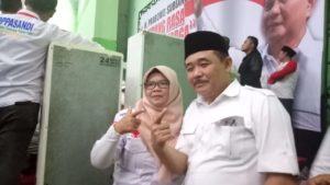 H Subarna Berfoto bersama Relawan Prabowo Sandi di Gor Sukapura dadaha tasikmalaya
