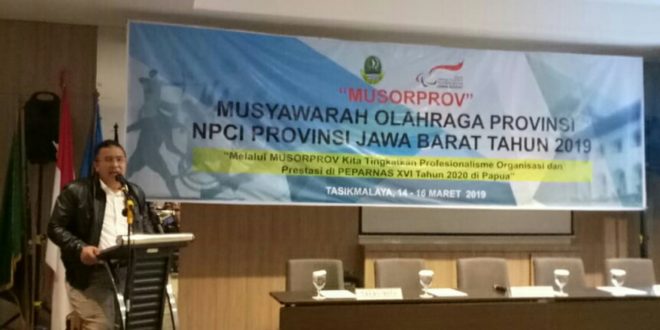 NPCI Tidak Sepopuler KONI, Kota Tasik Diharapkan Jadi Tuan Rumah Peparda 2022