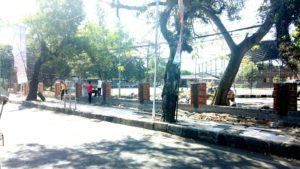 Proyek Pembangunan Pagar Pembatas Taman Dadaha Kota Tasikmalaya