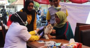 Puskeswan Dispertan Kota Tasik Adakan Vaksin Rabies Gratis