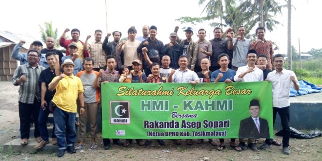 Silaturahmi HMI KAHMI tasikmalaya Bersama Ketua DPRD Kabupaten Tasik