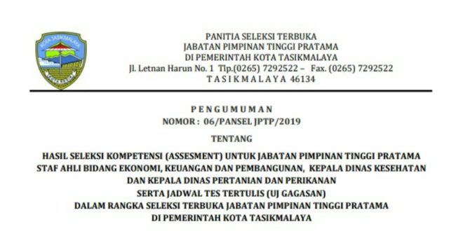 Berikut Hasil Seleksi Kompetensi, Open Bidding 2019