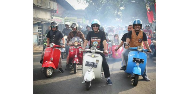 Wawali Apresiasi Kekompakan Komunitas Vespa