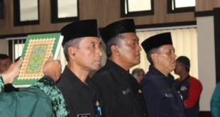 Jalaludin, Tedi Setiadi Dan dr Uus Dilantik Jadi Pimpinan Tinggi Pratama di pemkot tasik