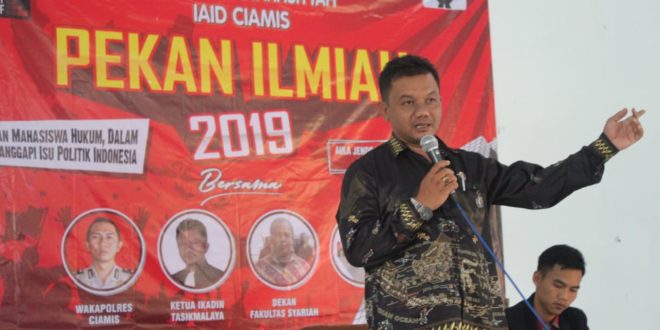 Ketua DPC IKADIN Tasikmalaya Jadi Narasumber Pekan Ilmiah Di Fakultas Syariah IAID Ciamis