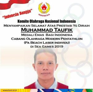 Muhammad Taufik Dapatkan Medali Emas Sea Game 2019
