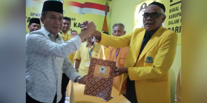 ARM Jadi Orang Pertama Serahkan Berkas Balon Bupati Tasik Ke Partai Golkar