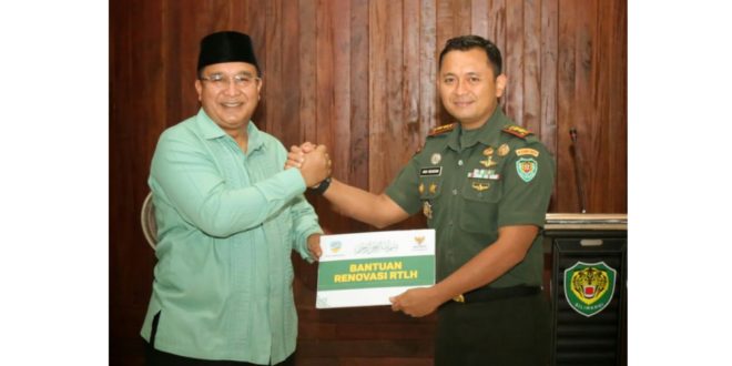 Walikota Tasikmalaya, Berikan Simbolis Bantuan RTLH Bagi Para Veteran